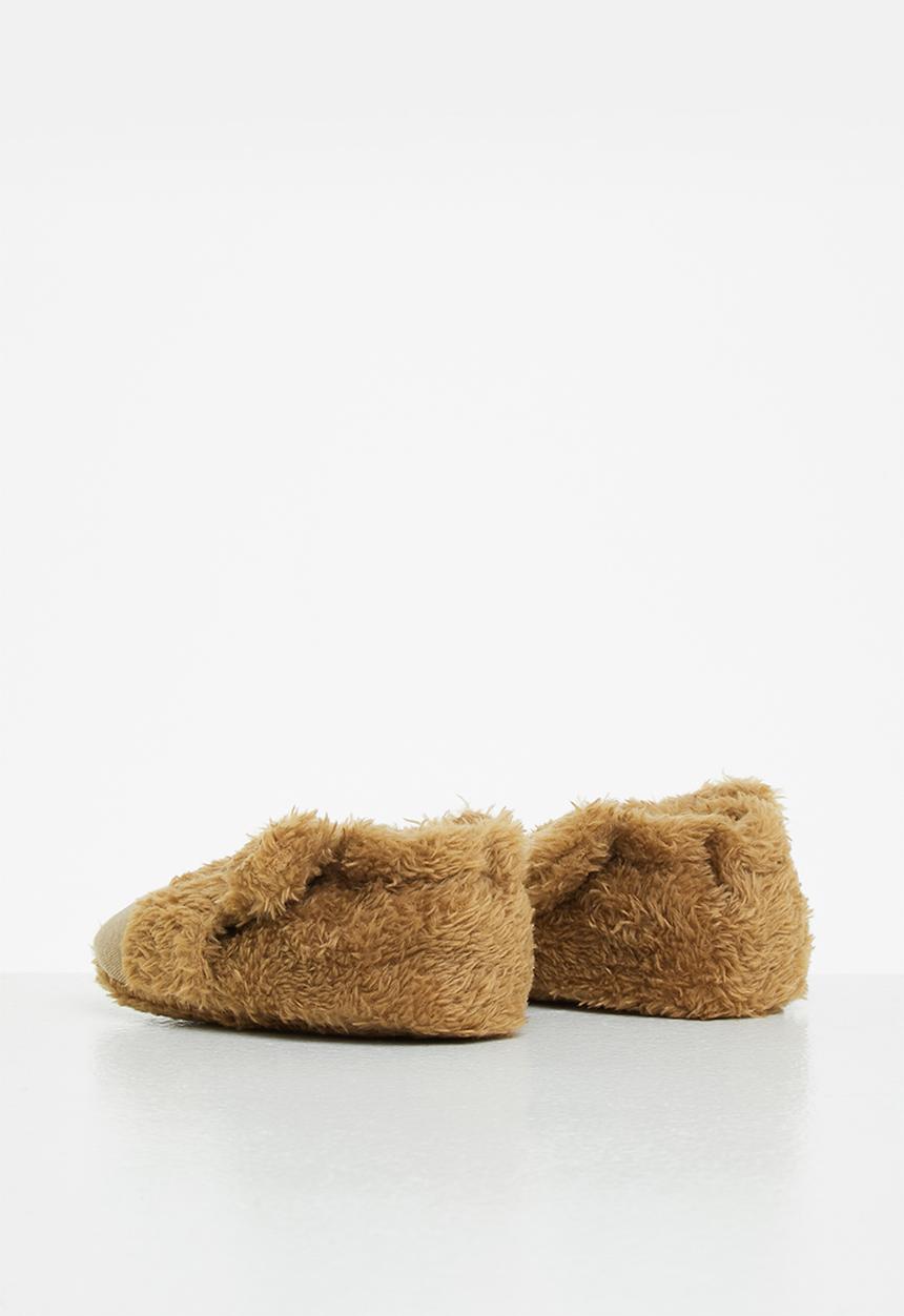 Pop Candy - Baby bear slipper - brown