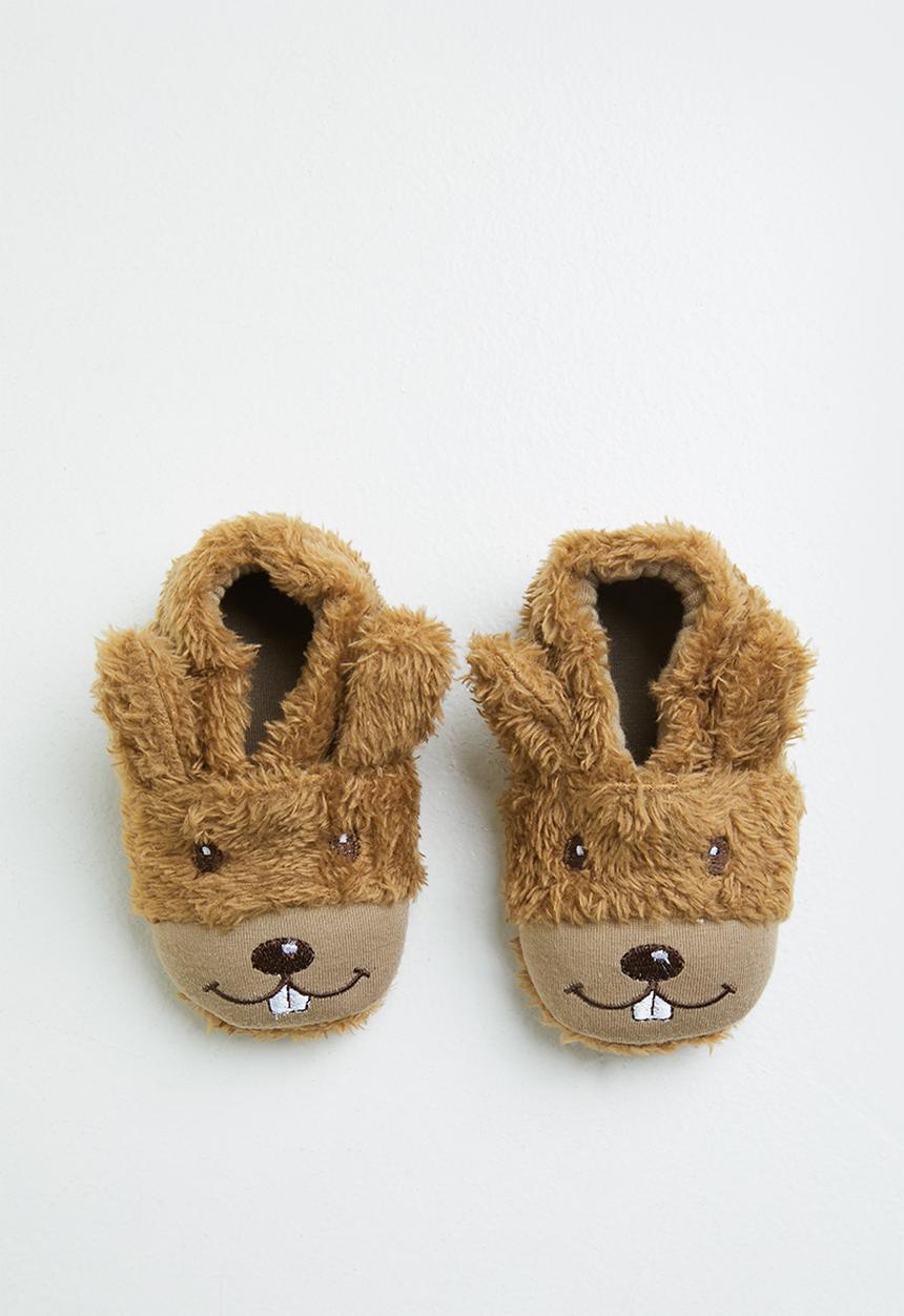 Pop Candy - Baby bear slipper - brown
