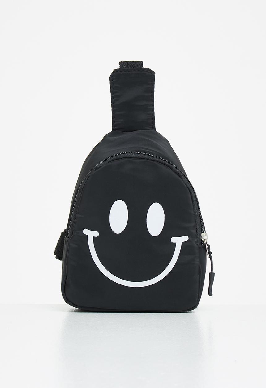 Rebel Republic - Smiley bag - black