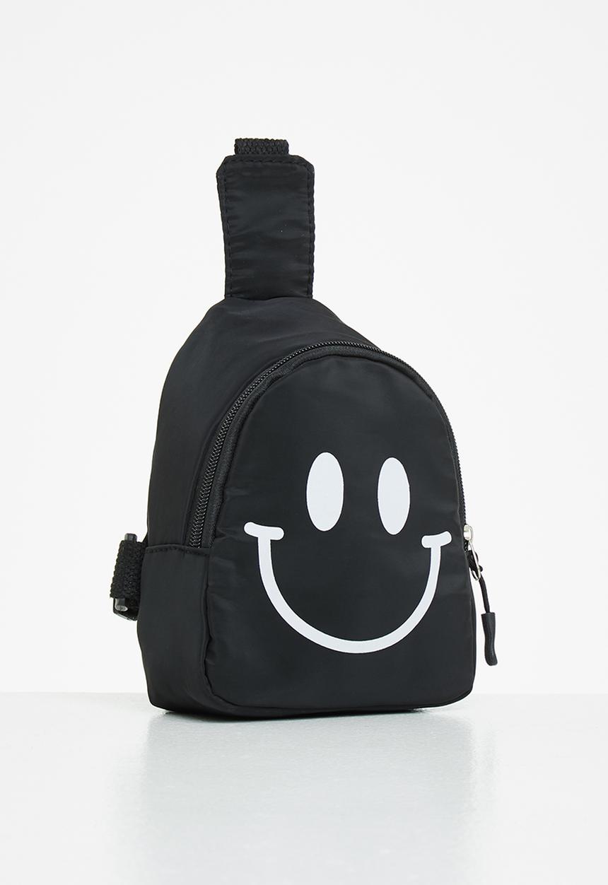 Rebel Republic - Smiley bag - black