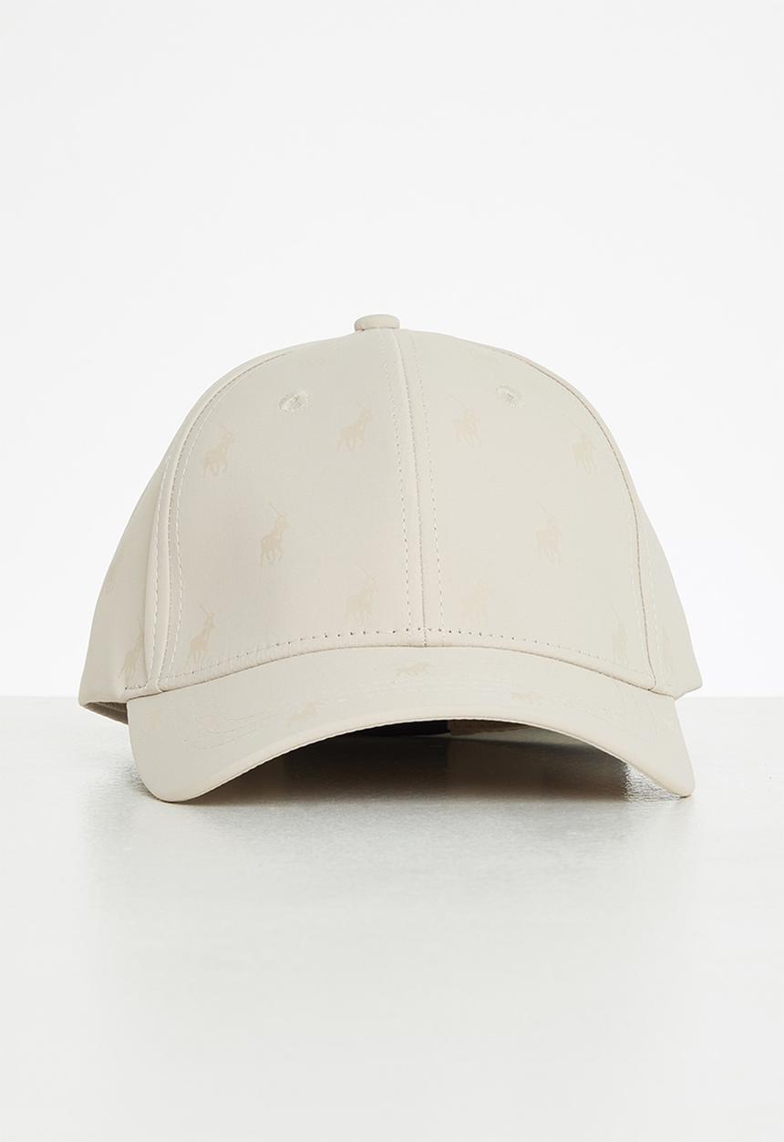 POLO - 6 panel monogram peak - off white