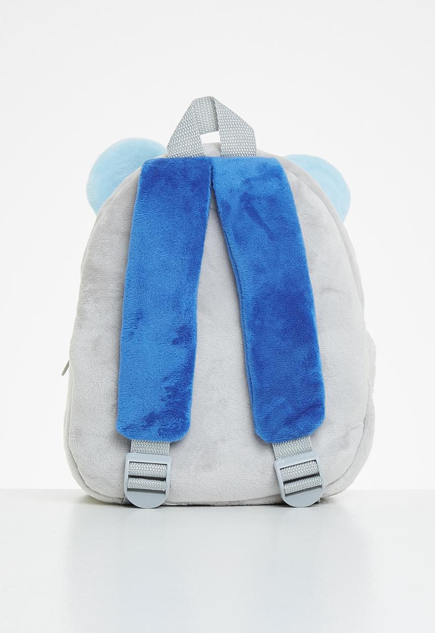 Pop Candy - Mask animal backpack - blue & grey 
