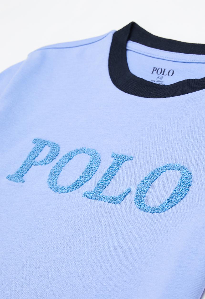 POLO - Boys tee - light blue