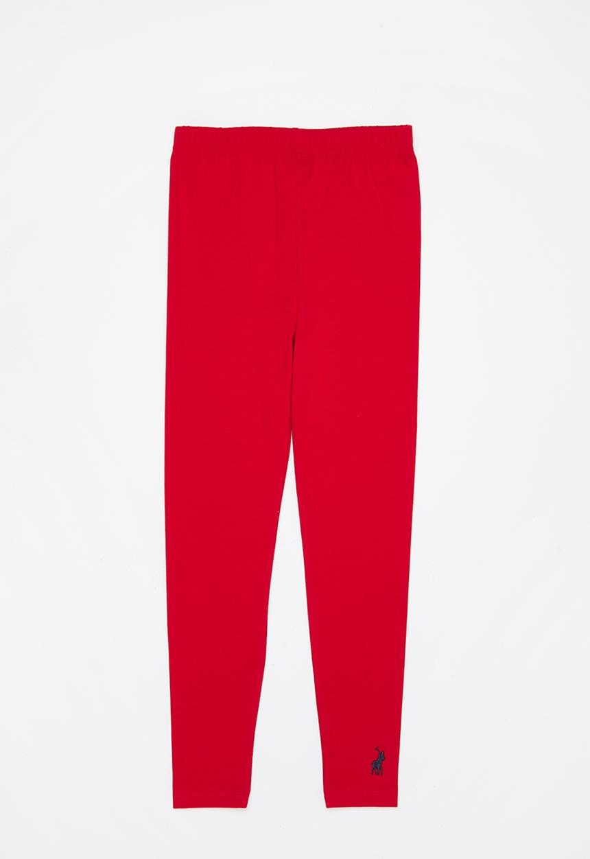 POLO - Girls classic legging - red