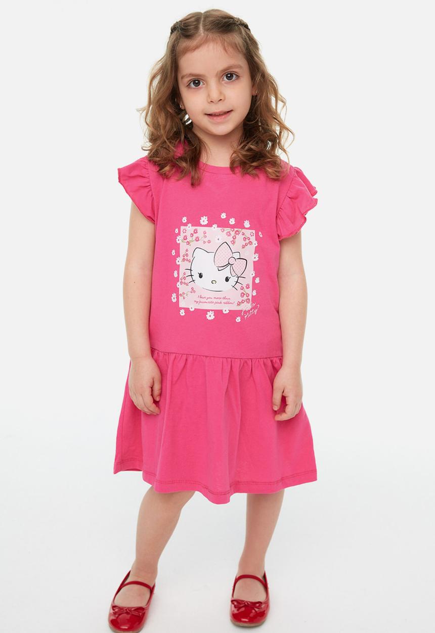 Trendyol - Hello kitty dress - fuschia