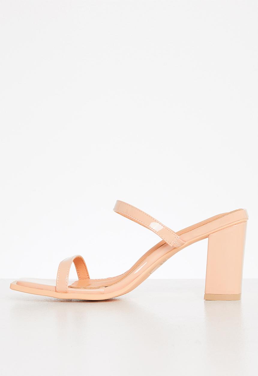 Seduction - Square toe mule heel - neutral