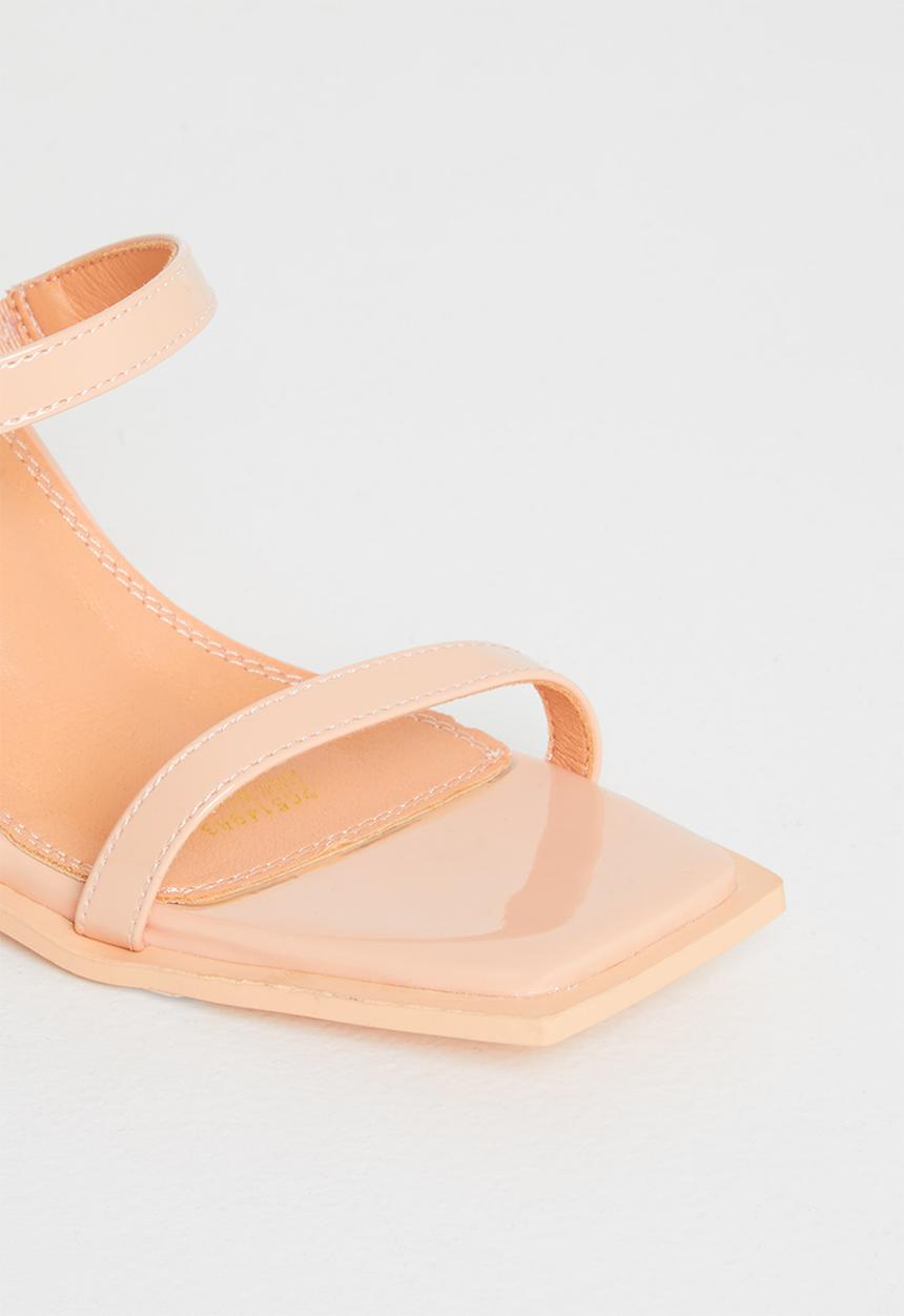 Seduction - Square toe mule heel - neutral