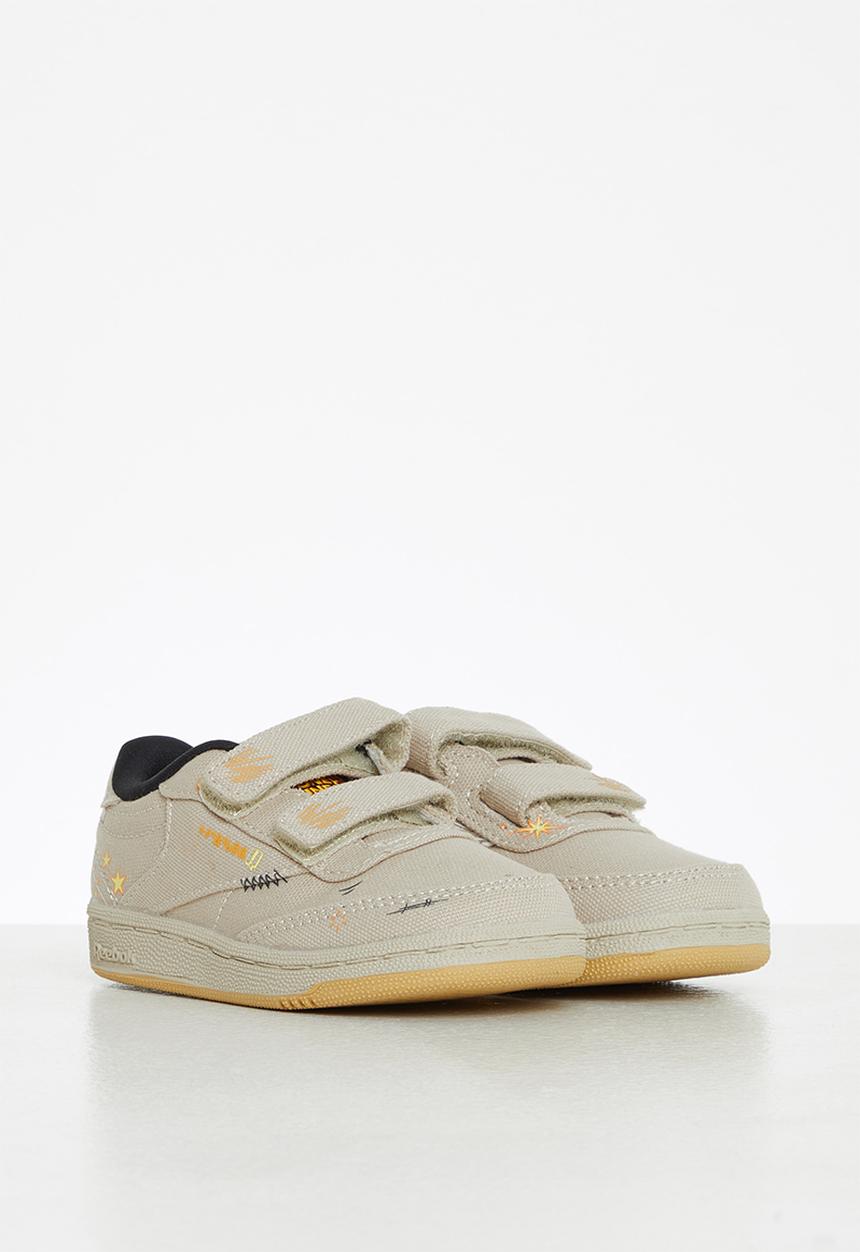 Reebok - Club c 85 2v - pebble/core black/bright ochre