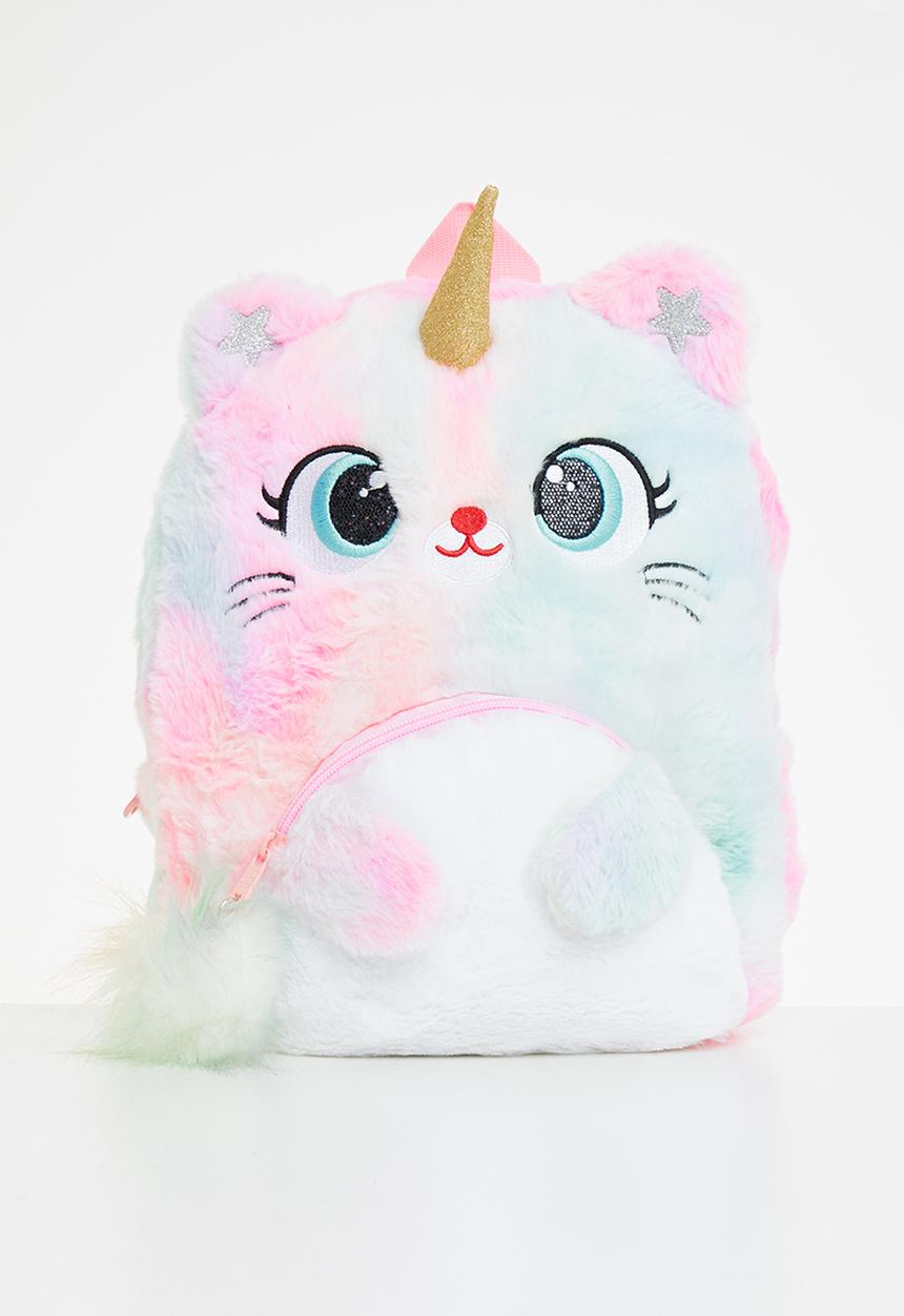 Pop Candy - Unicorn faux fur backpack - multi