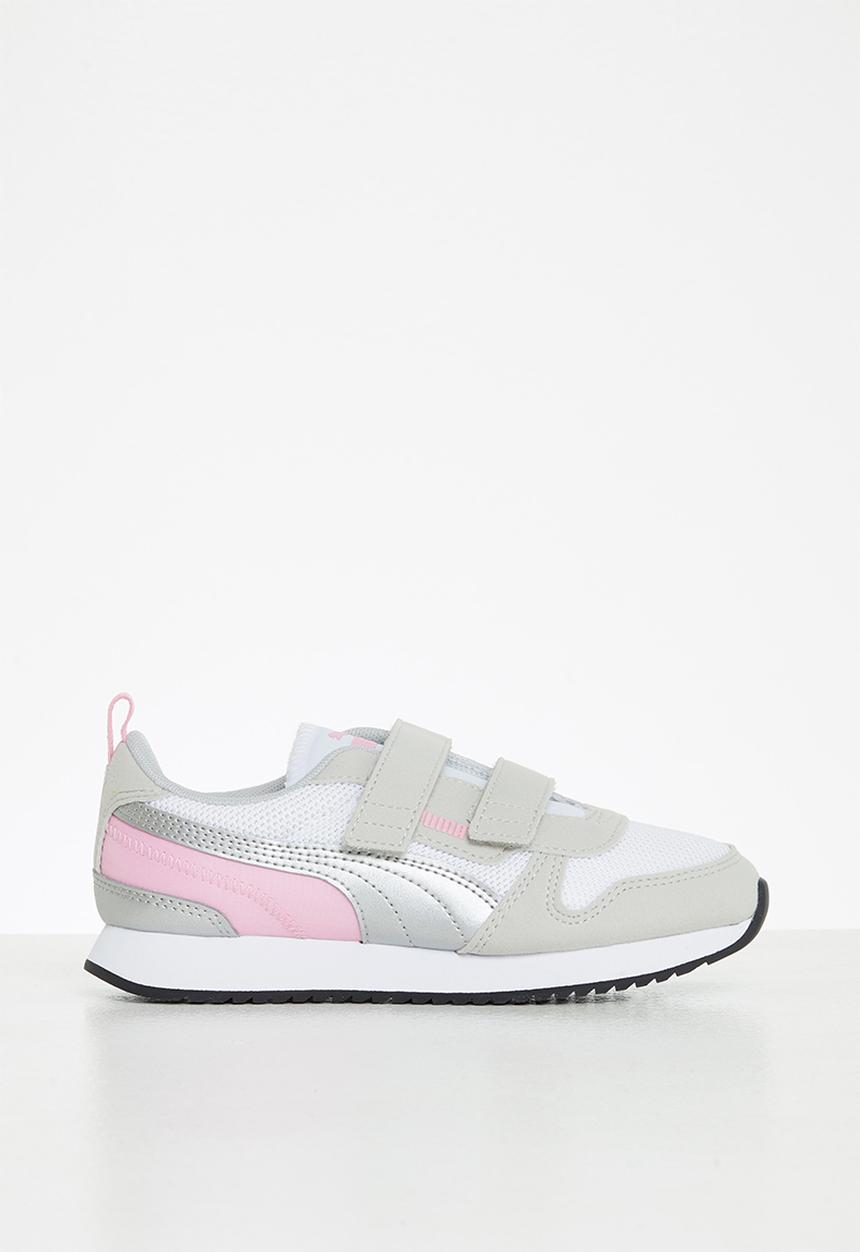 PUMA - Puma r78 v ps - white/silver/parfait pink
