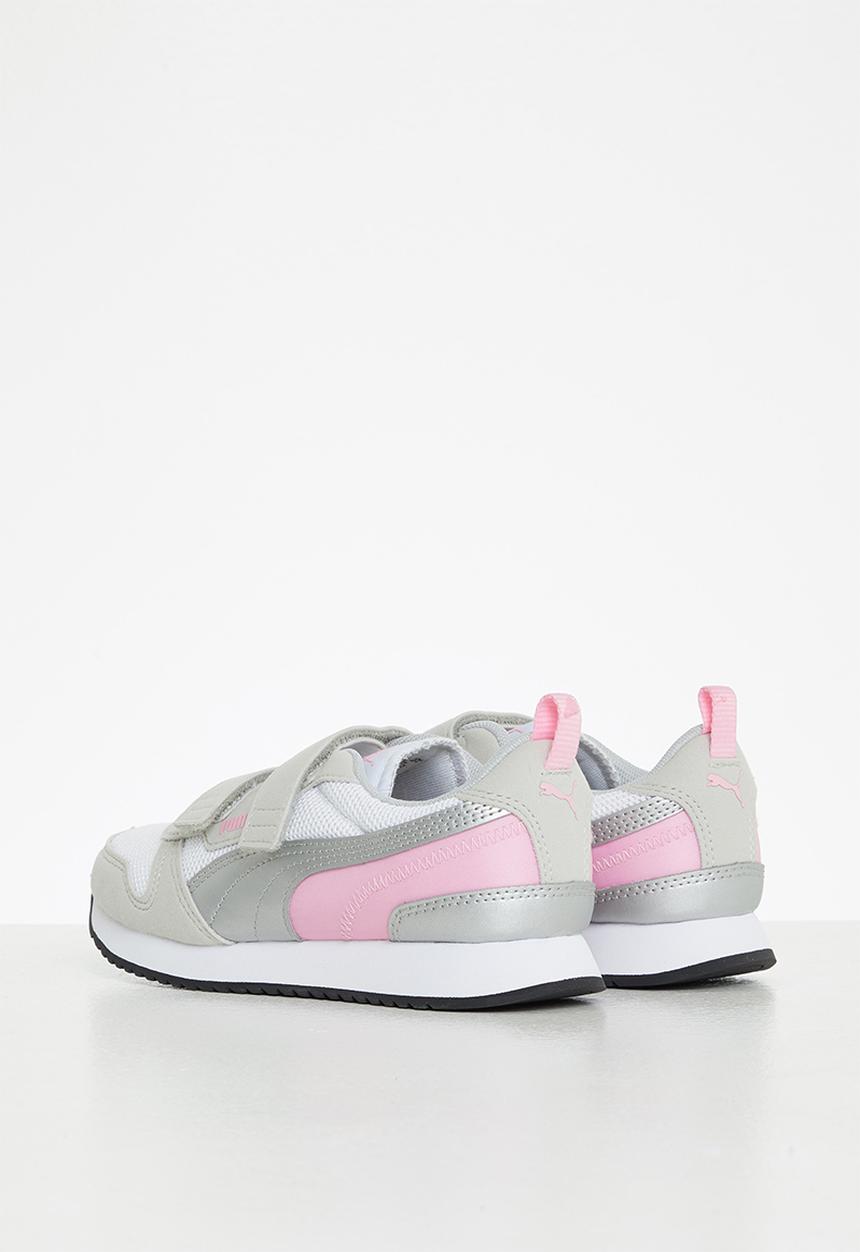PUMA - Puma r78 v ps - white/silver/parfait pink