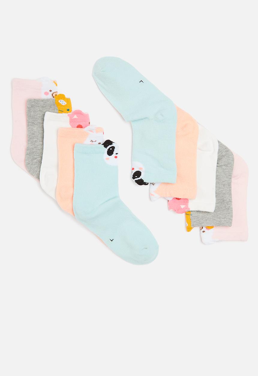 Pop Candy - Girls 5 pack socks - multi
