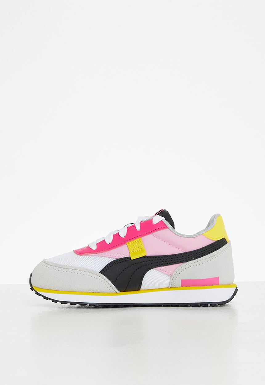 PUMA - Future rider splash ps -  white/prism pink