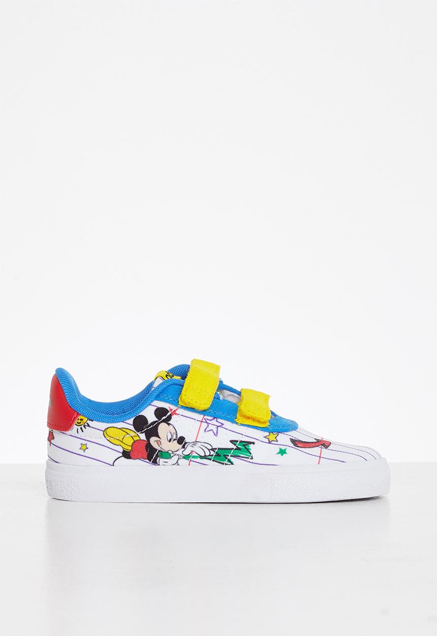 adidas Originals - Vulc raid3r mickey cf i - ftwr white/yellow/bright blue