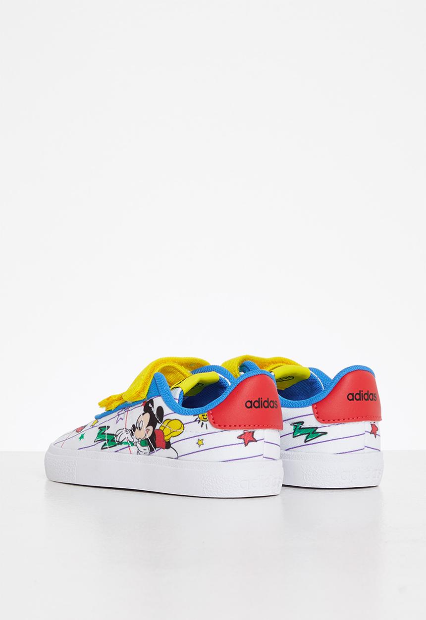 adidas Originals - Vulc raid3r mickey cf i - ftwr white/yellow/bright blue