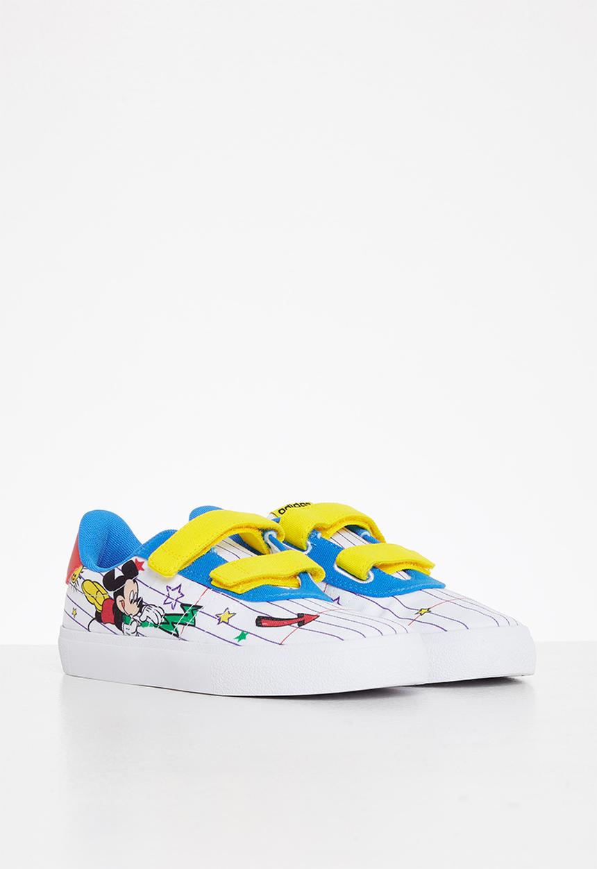 adidas Originals - Vulc raid3r mickey cf - cftwr white/yellow/bright blue