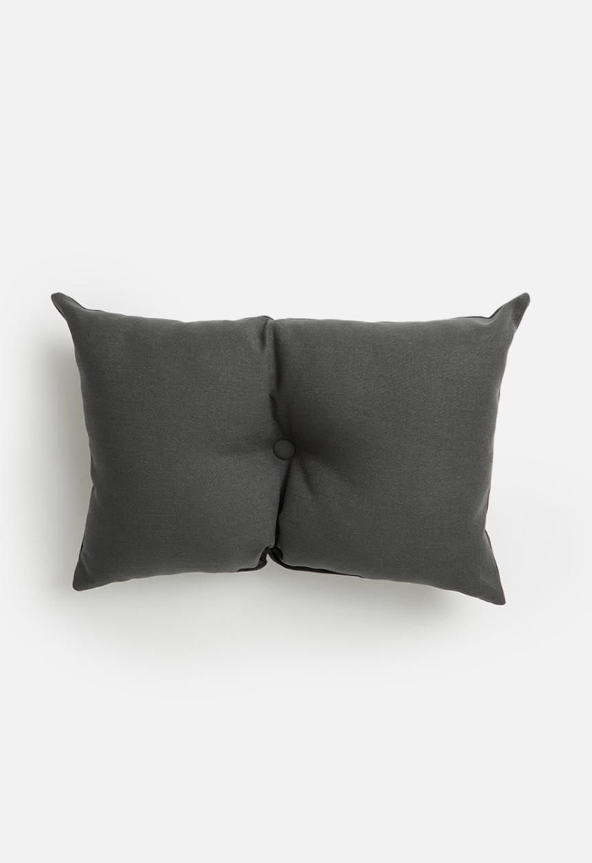 Sixth Floor - Zia blowfilled cushion - charcoal