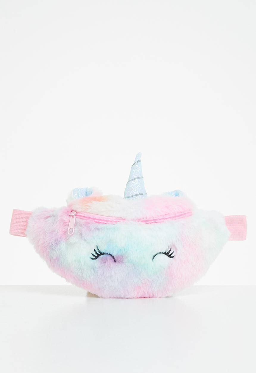 Pop Candy - Unicorn faux fur waist bag - multi