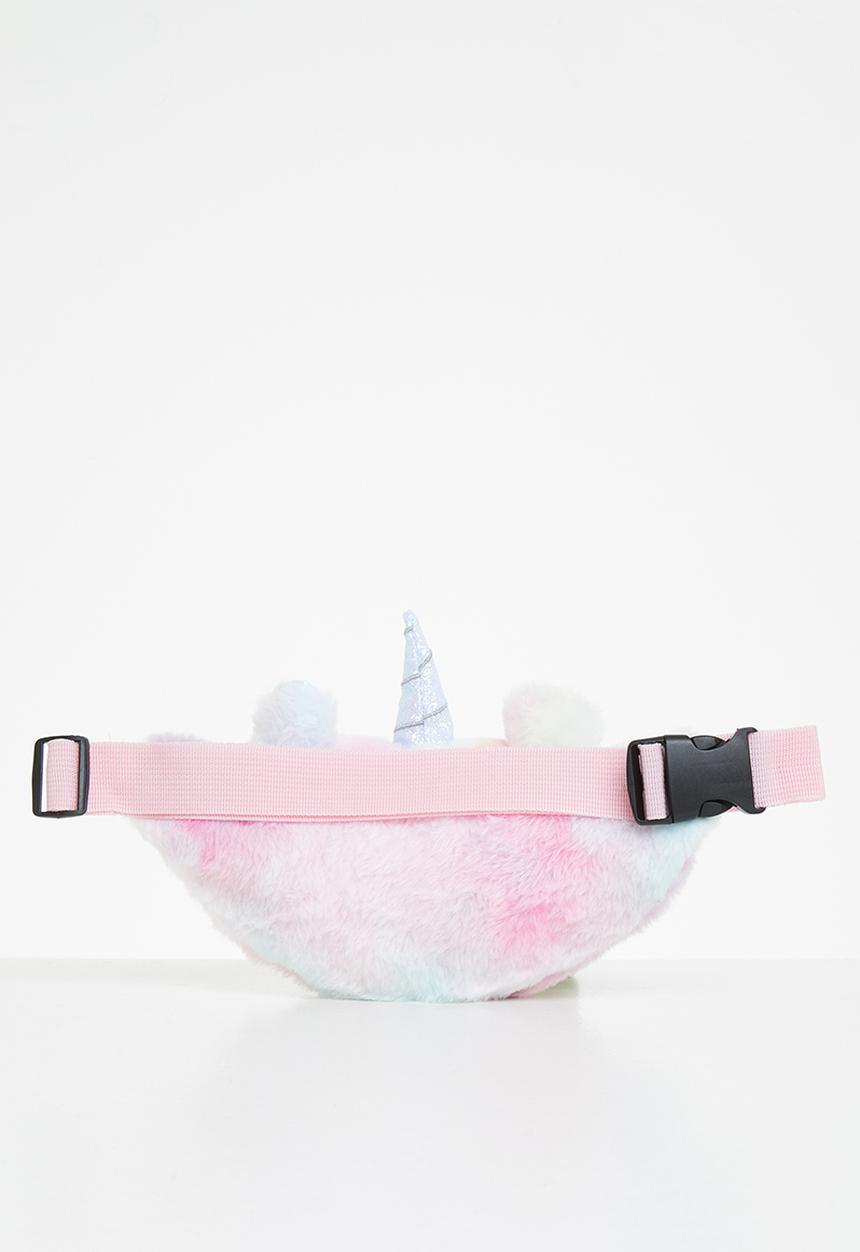 Pop Candy - Unicorn faux fur waist bag - multi