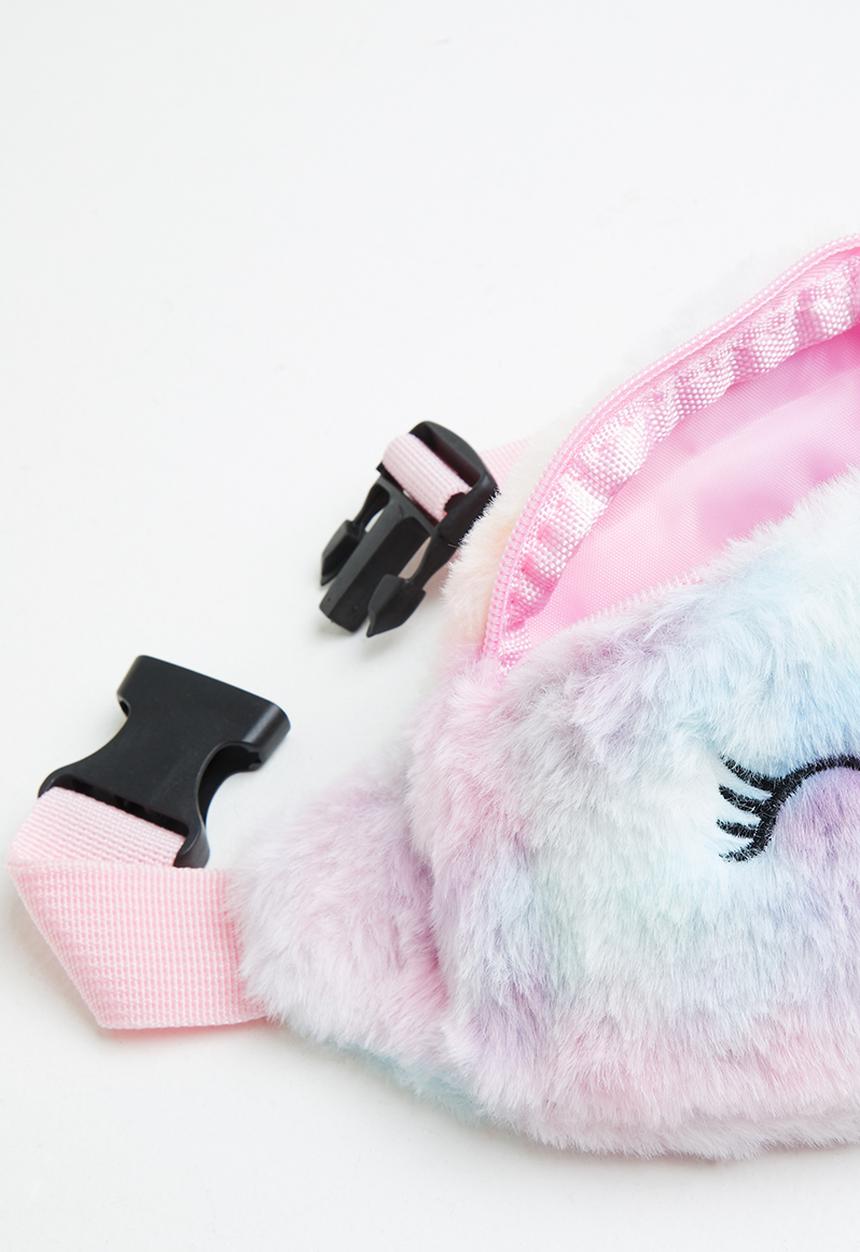 Pop Candy - Unicorn faux fur waist bag - multi