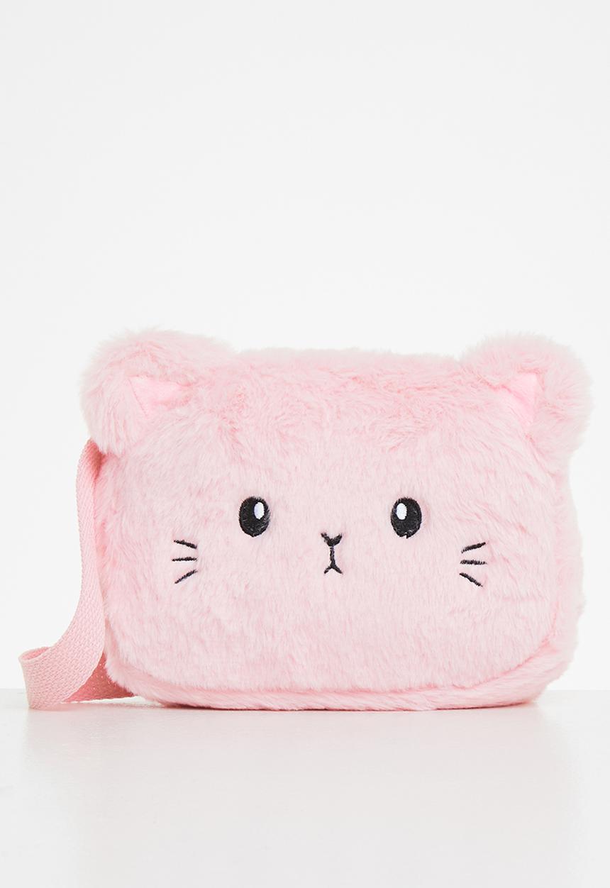 Pop Candy - Girls faux fur bag - pink