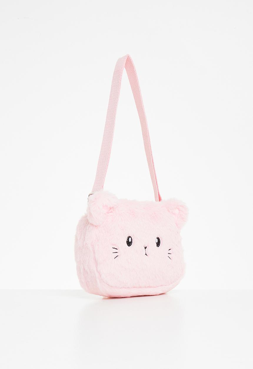 Pop Candy - Girls faux fur bag - pink