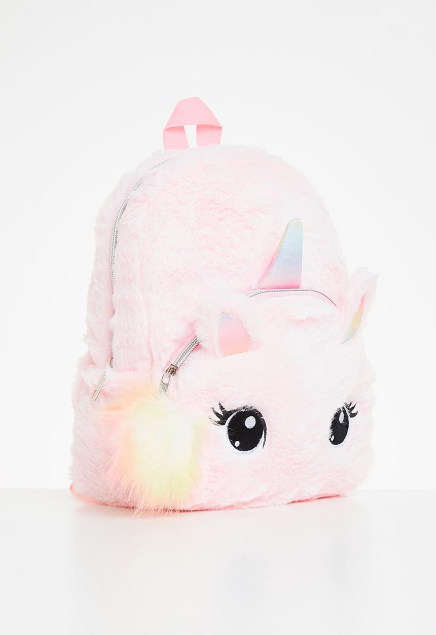 Pop Candy - Unicorn faux fur backpack - pink