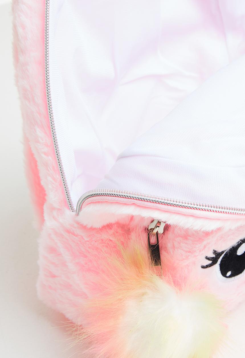 Pop Candy - Unicorn faux fur backpack - pink
