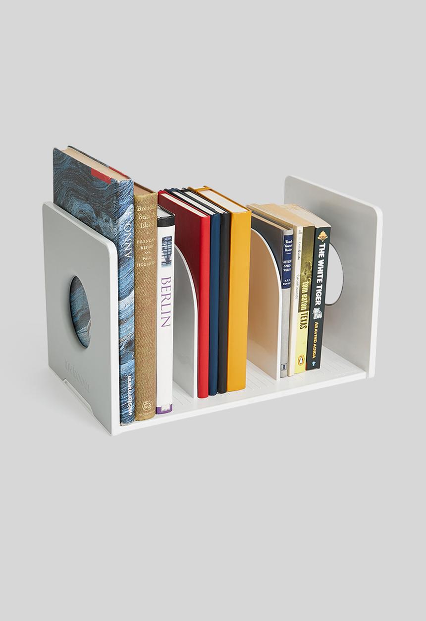 Litem - Myroom book rack 3 - cool grey