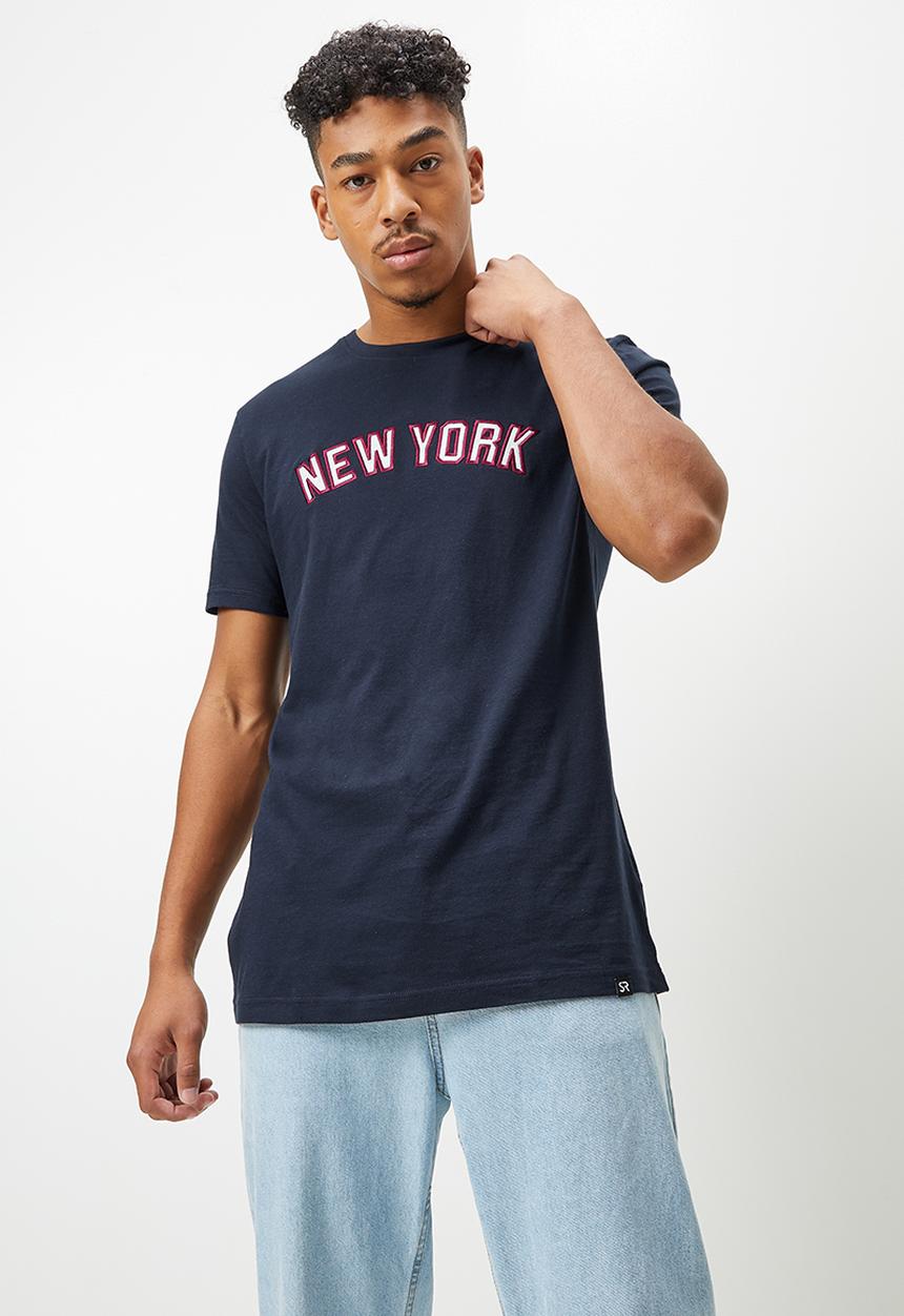 STYLE REPUBLIC - Mikey crew neck graphic tee - navy 