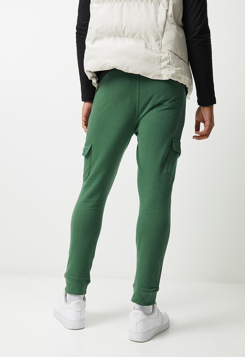 STYLE REPUBLIC - Slim fit cargo sweatpant - khaki green