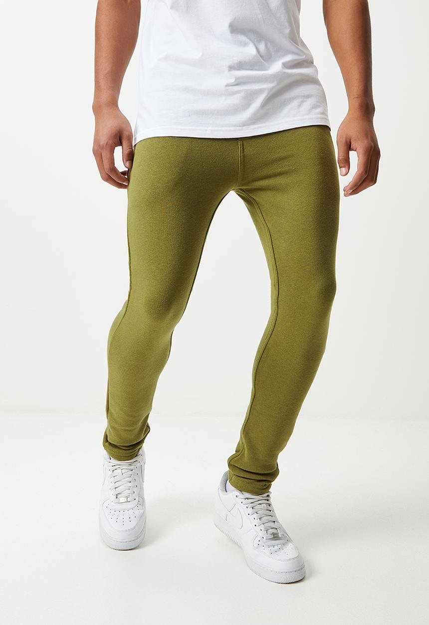 STYLE REPUBLIC - Skinny tapered sweatpant - khaki green