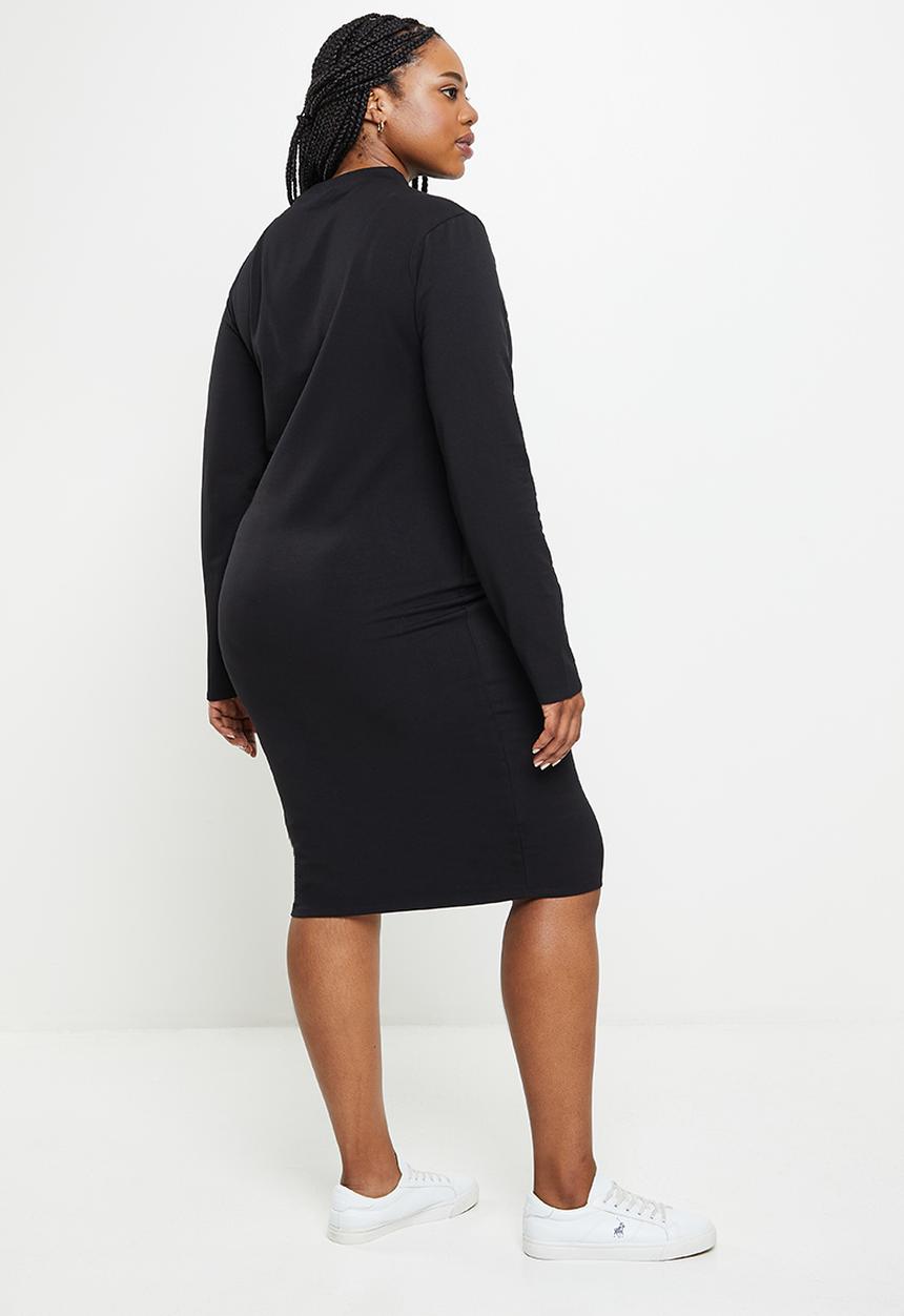POLO - Plus womans sport dress - black
