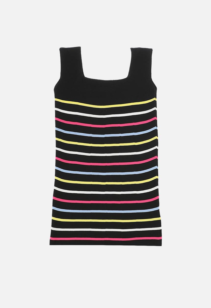 Trendyol - Sleeveless stripe dress - multi