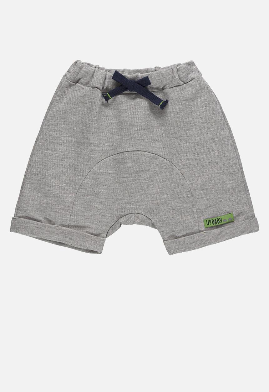 UP Baby - Tee and sweat bermuda - blue & grey