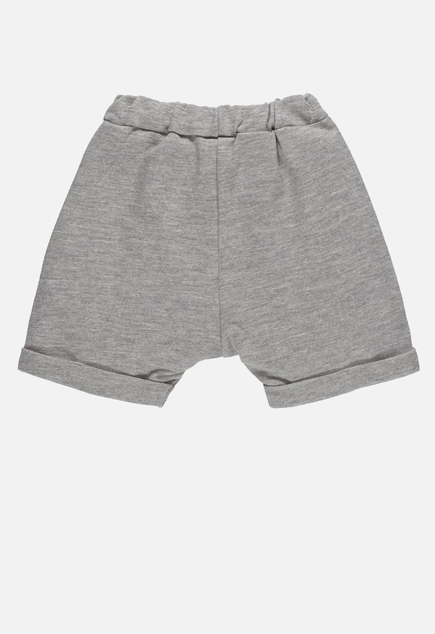 UP Baby - Tee and sweat bermuda - blue & grey