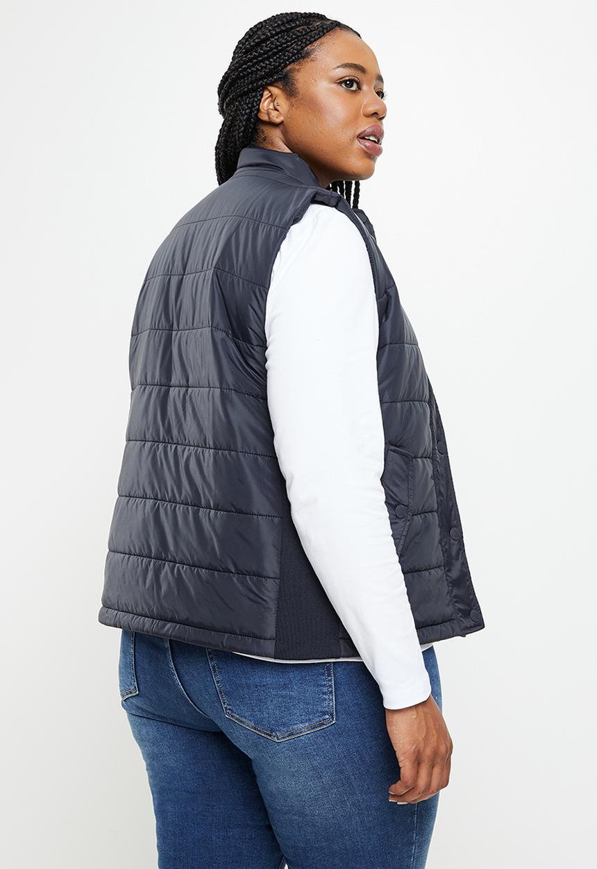 POLO - Plus woman puffer jacket - navy