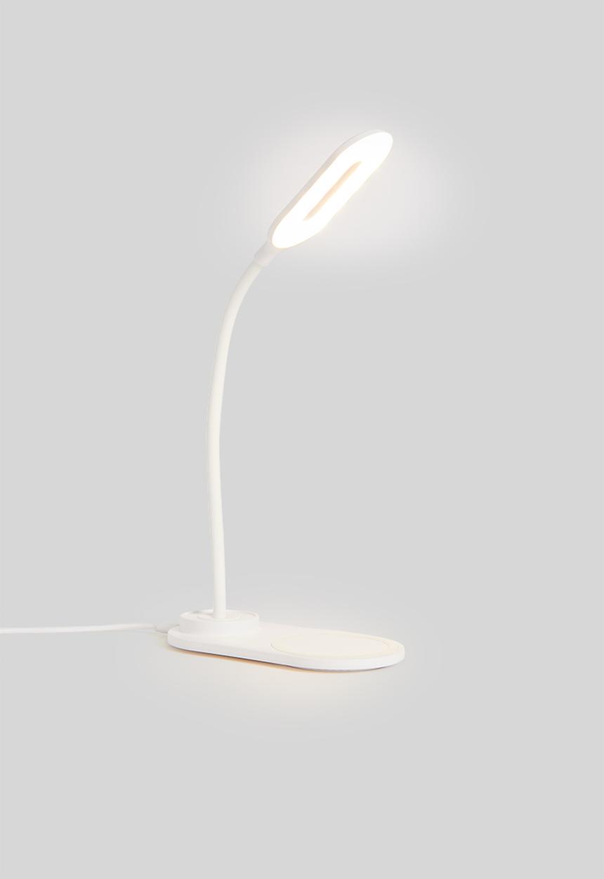 Sixth Floor - Bedside smart lamp/phone charger-white