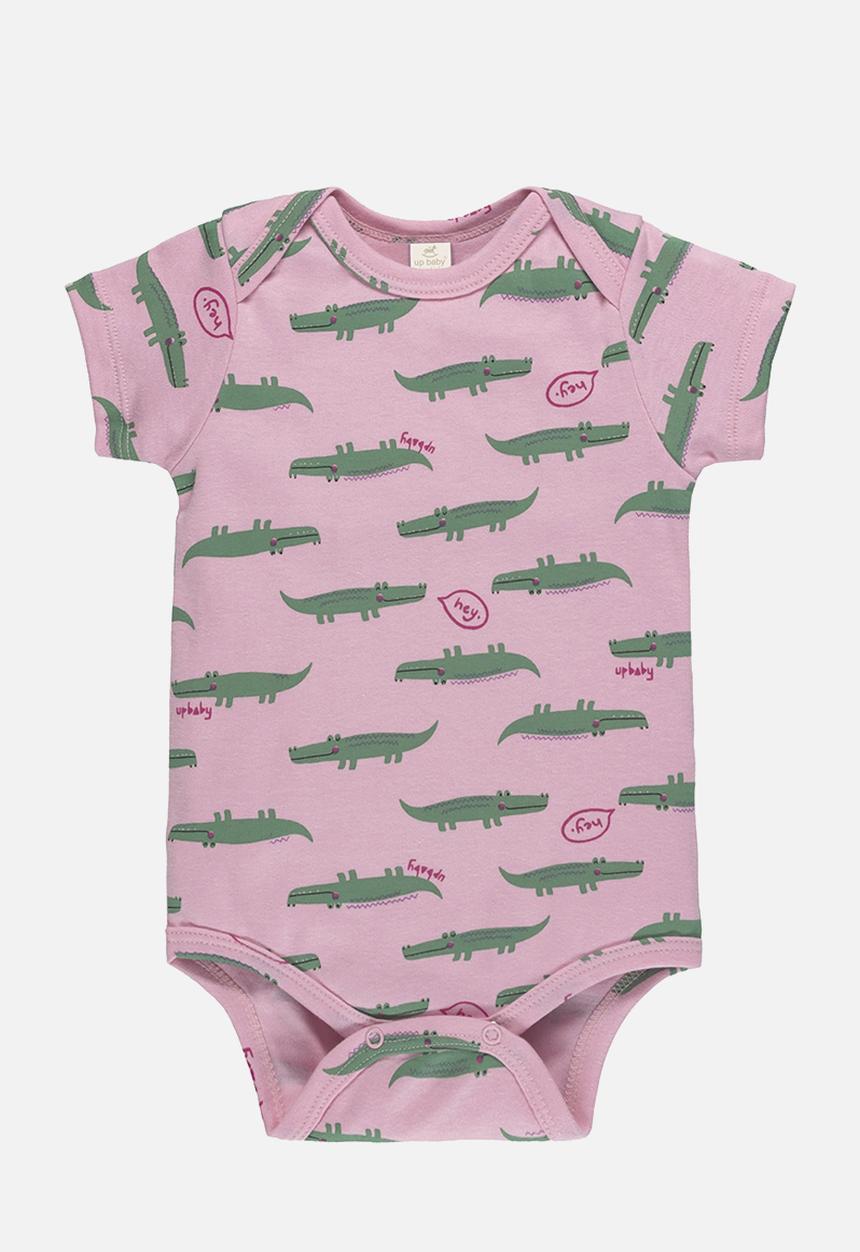 UP Baby - Bodysuit, shorts and headband - pink