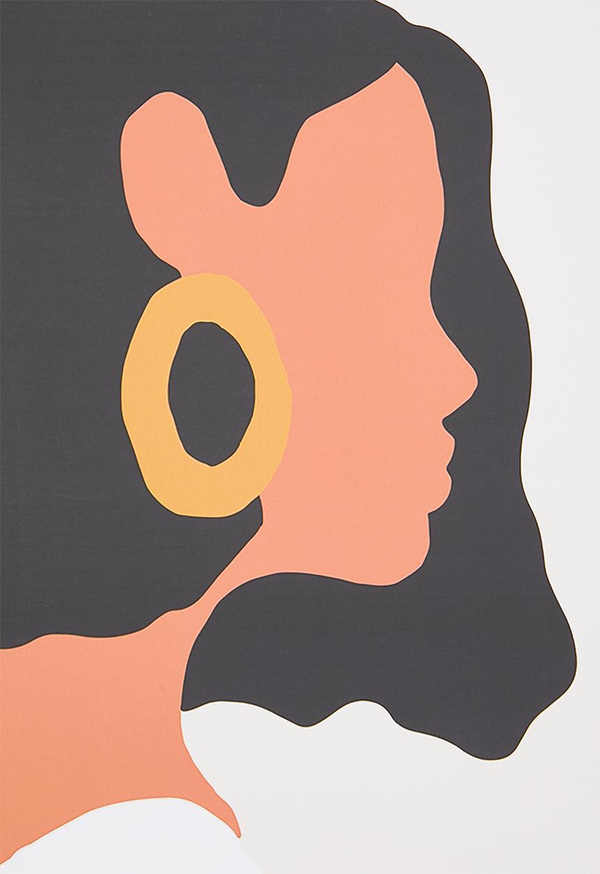 Sixth Floor - Abstract lady - set of 2