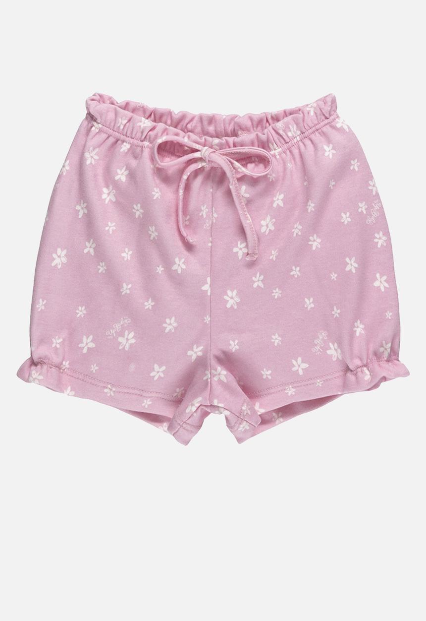 UP Baby - Bodysuit, shorts and headband - off white & pink