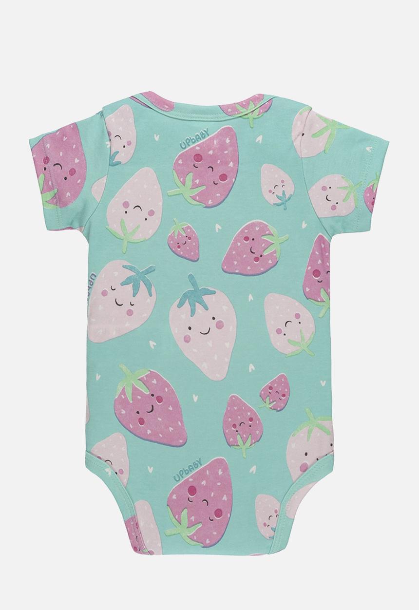 UP Baby - Cotton bodysuit - green