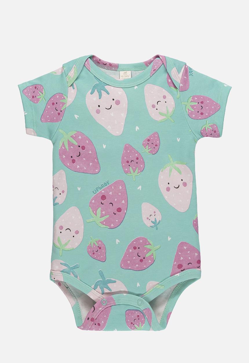 UP Baby - Cotton bodysuit - green