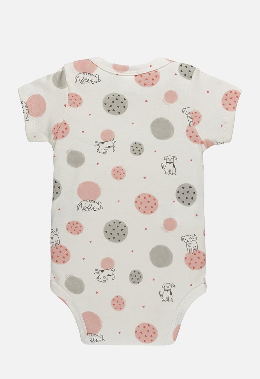 UP Baby - Cotton bodysuit - off white