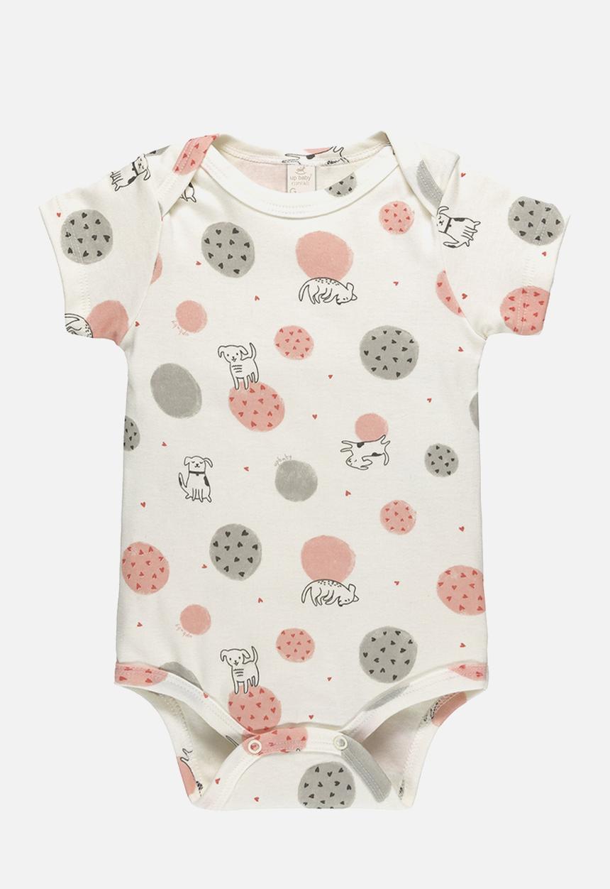 UP Baby - Cotton bodysuit - off white