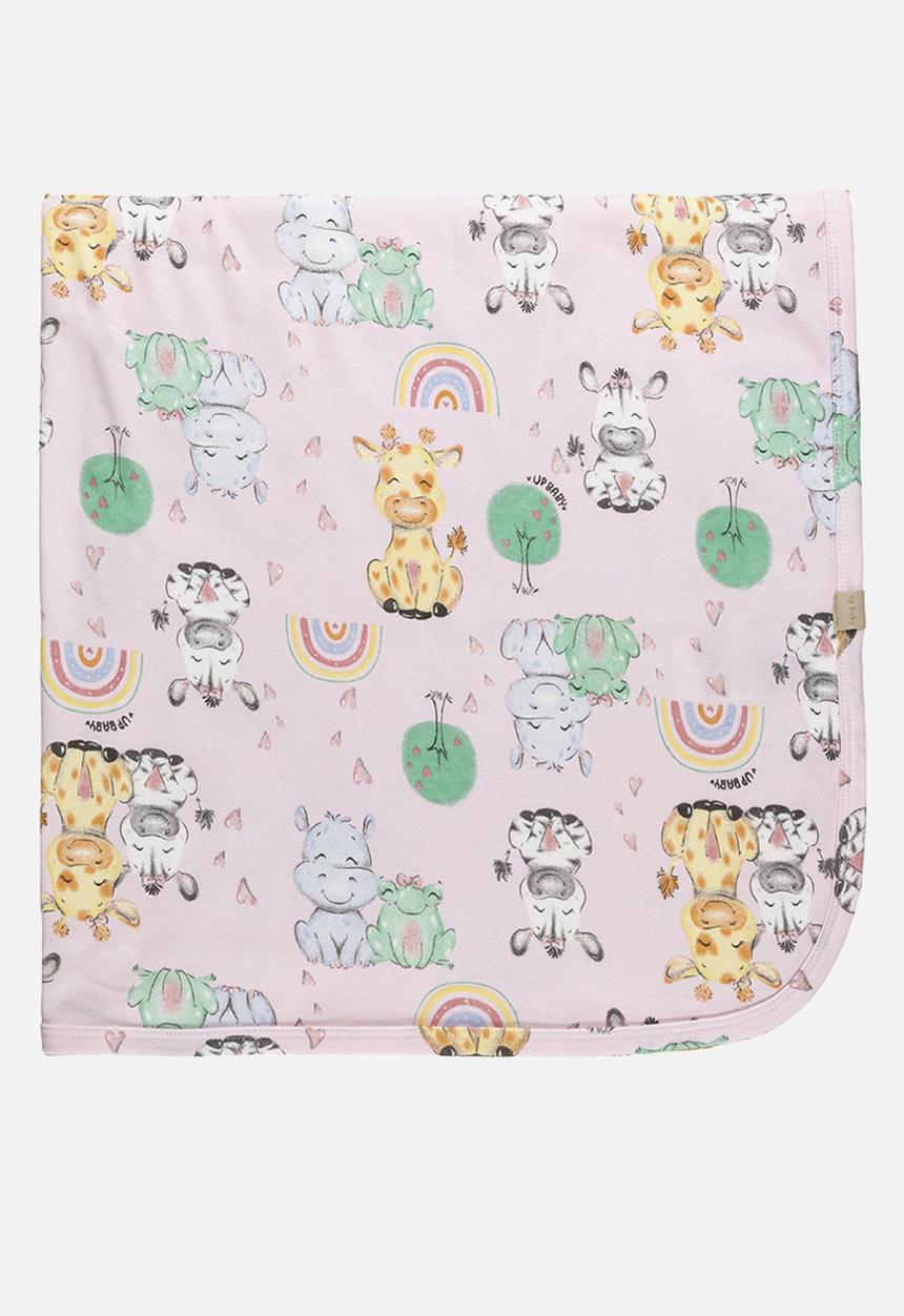 UP Baby - Cotton blanket - light pink