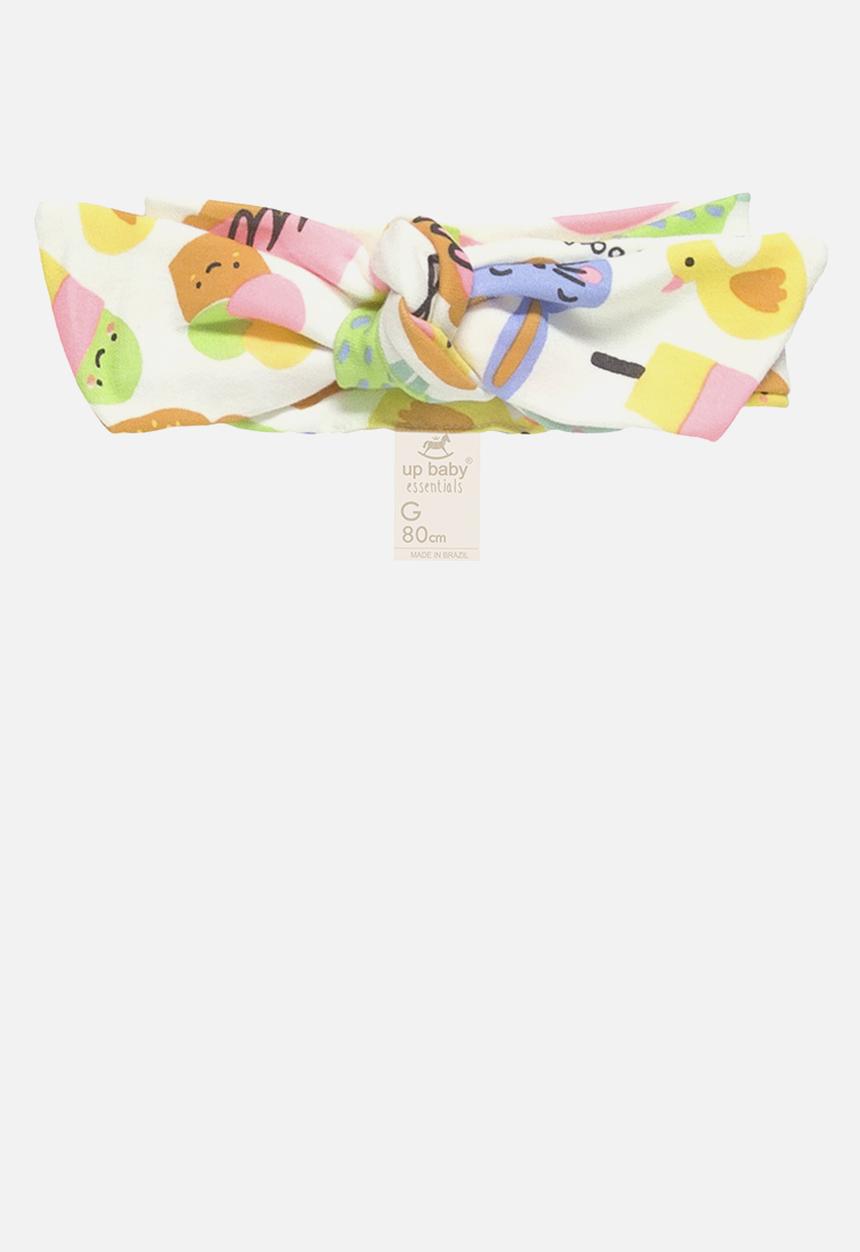 UP Baby - Cotton headband - white