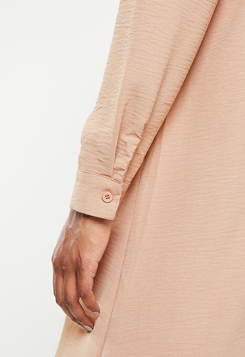 dailyfriday - Maxi shirt dress2 - khaki