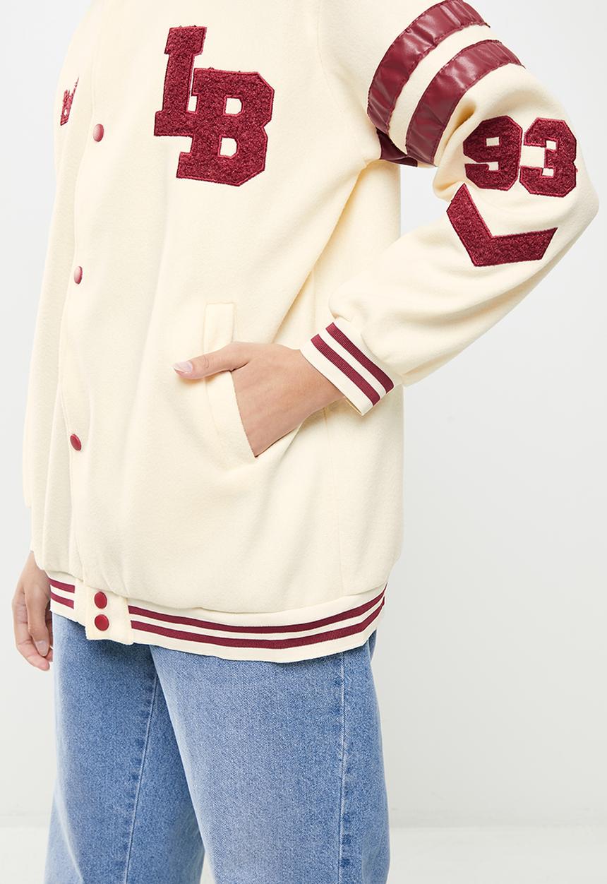 dailyfriday - College jacket - white