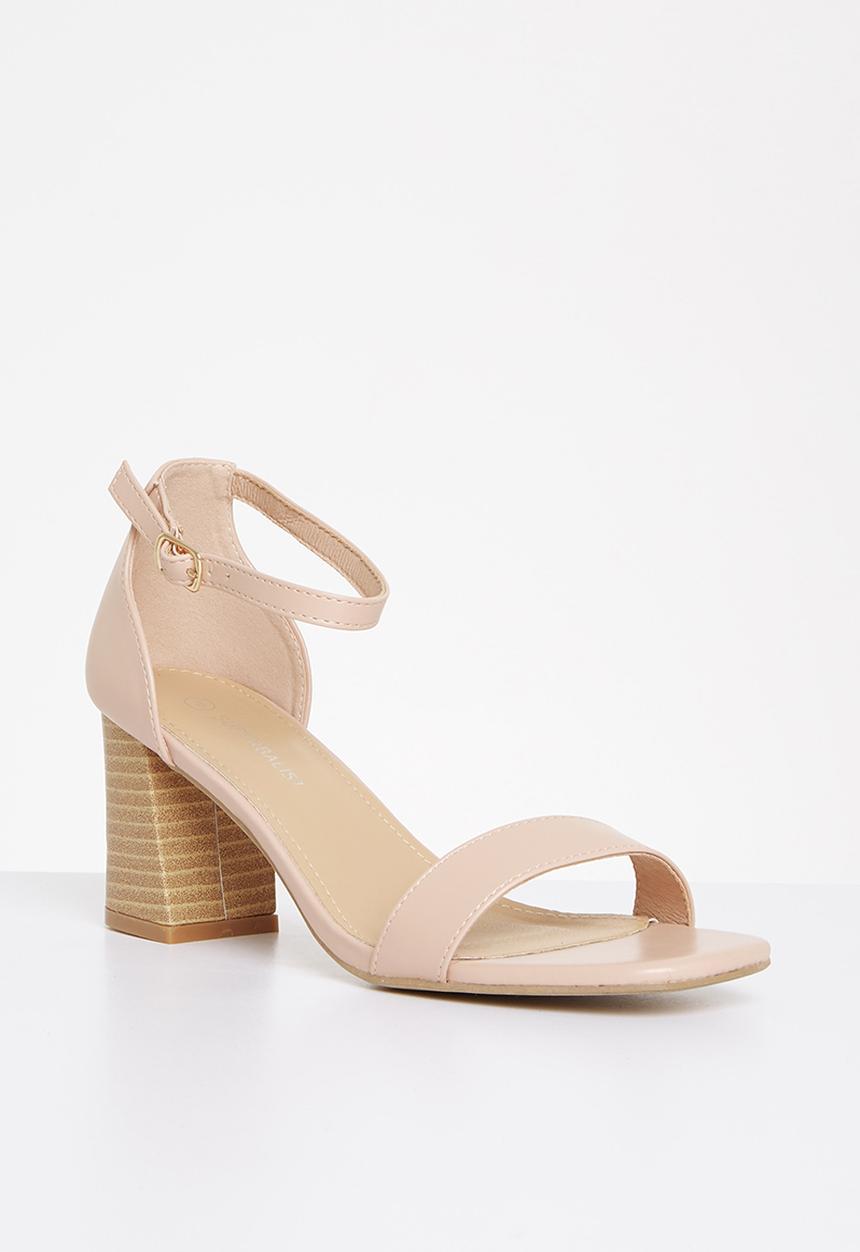 Superbalist - Carrie open block heel - natural